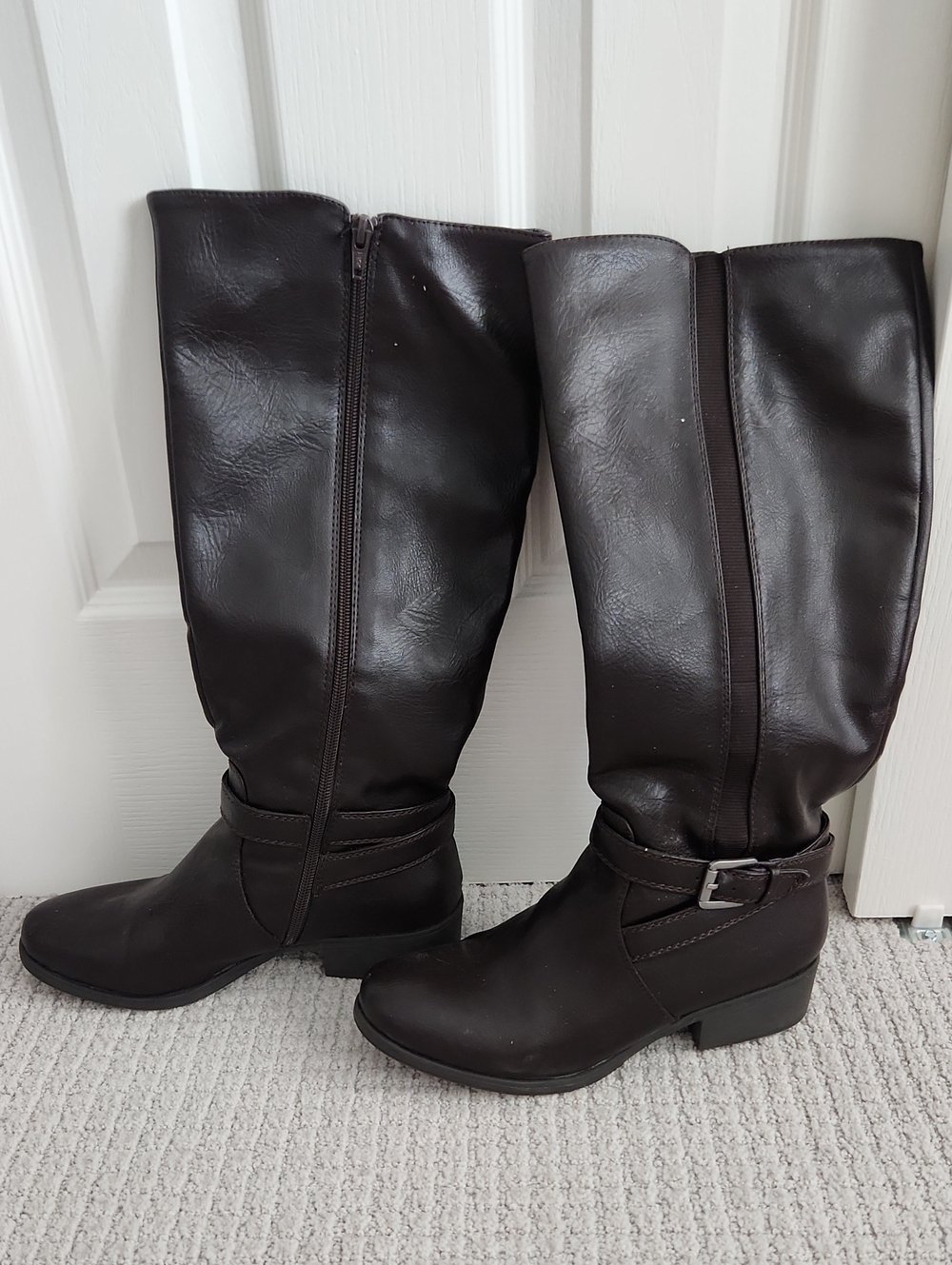 croft & barrow Dark Brown Knee-High Riding Boots